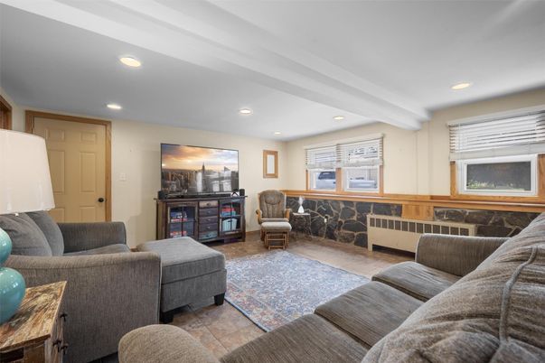 Interior, Living room, Recessed Lighting
