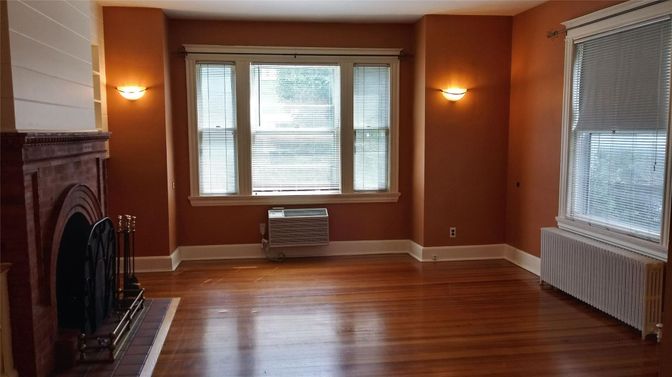 Empty room, Fireplace, Interior, Wood Texture Flooring