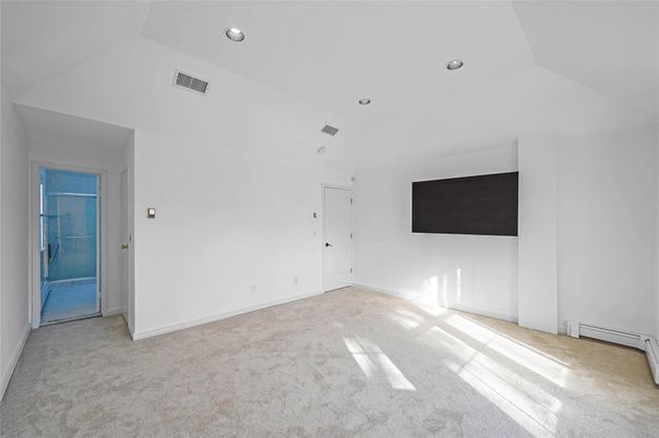 Empty room, Interior, Recessed Lighting