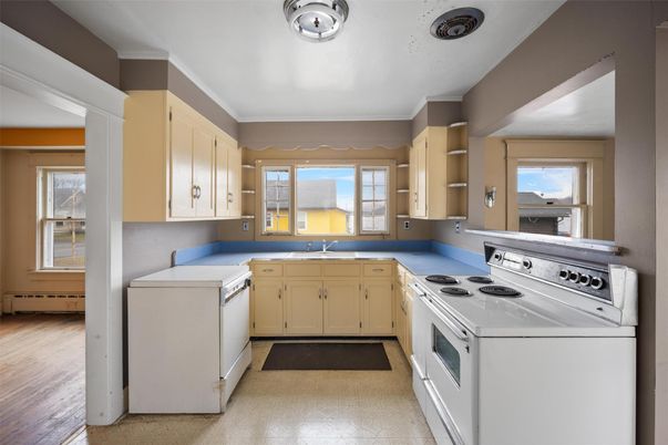 Interior, Kitchen, Wood Texture Flooring