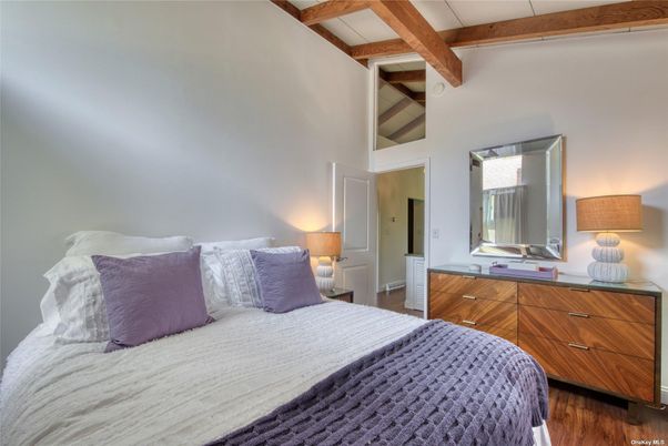 Bedroom, Interior, Wooden Beams, Wood Texture Flooring