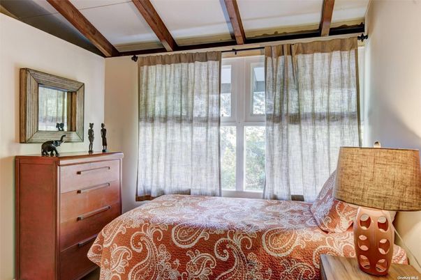 Bedroom, Interior, Wooden Beams