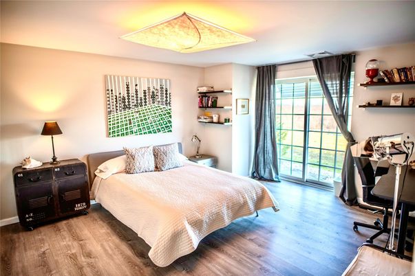 Bedroom, Interior, Wood Texture Flooring