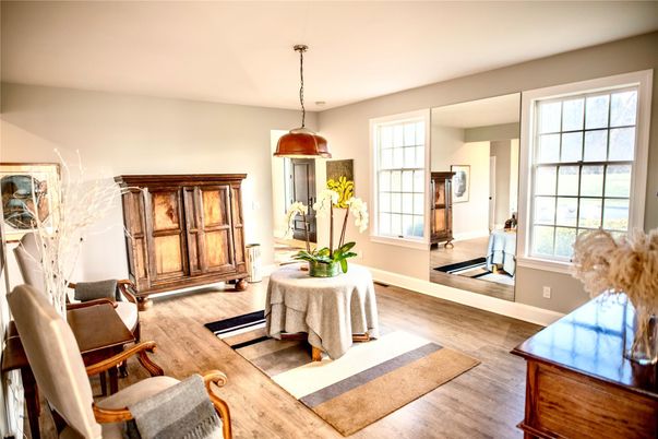 Interior, Pendant Lights, Wood Texture Flooring