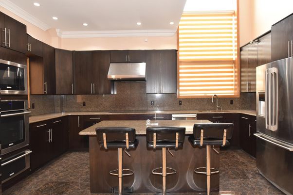 Interior, Kitchen, Recessed Lighting, Stainless Steel Appliances