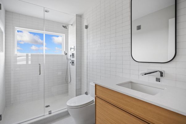 Bathroom, Glass Shower, Interior