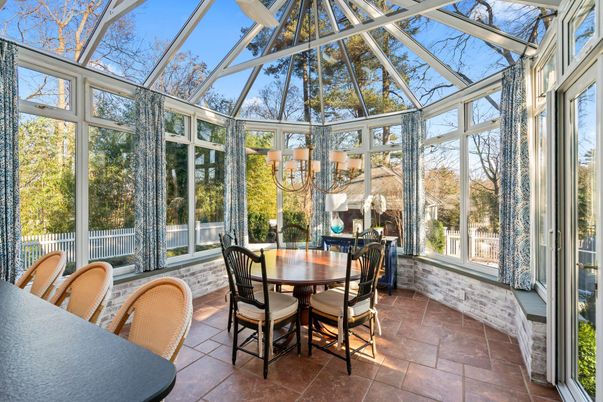 Dining room, Glass Ceilings, Interior, Sun Room