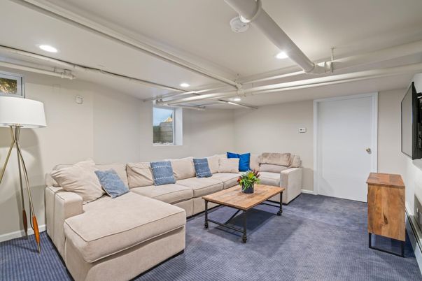Interior, Living room, Recessed Lighting