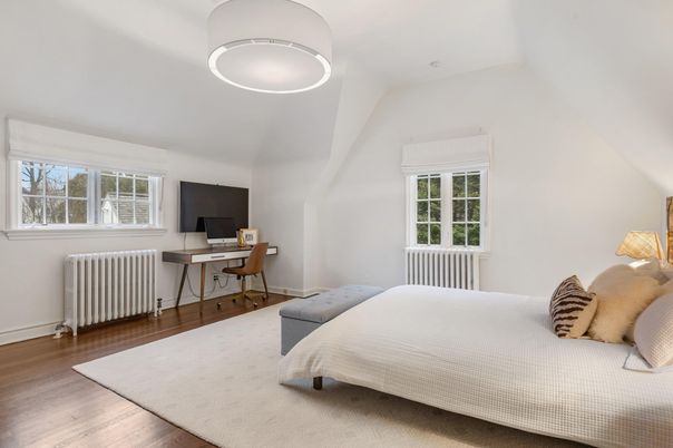 Bedroom, Home Office, Interior, Wood Texture Flooring