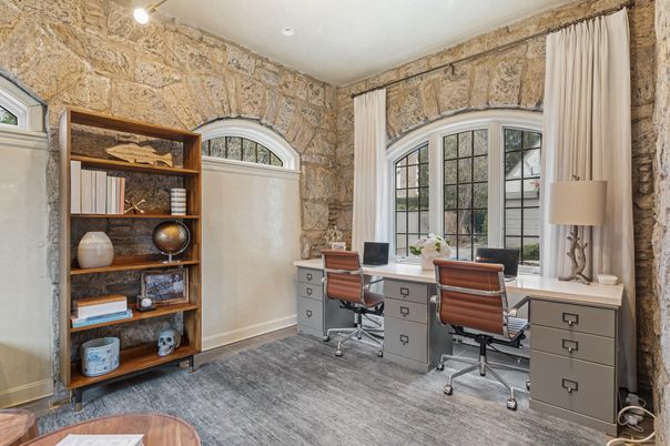 Home Office, Interior, Recessed Lighting