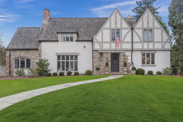 Exterior, Facade, Tudor Revival