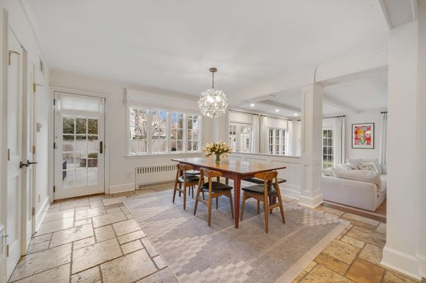 Dining room, Interior, Pendant Lights, Recessed Lighting