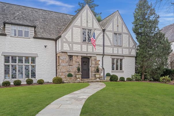 Exterior, Facade, Tudor Revival
