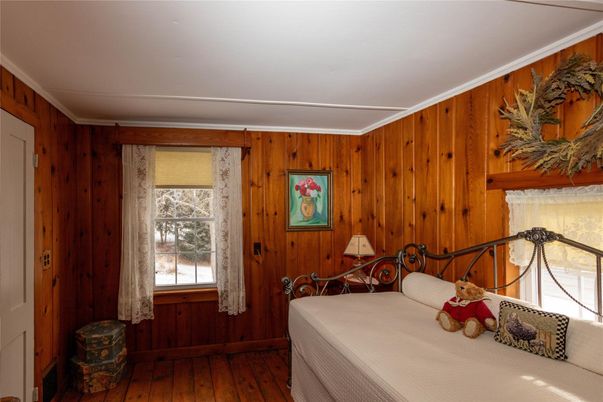 Bedroom, Interior, Wood Texture Flooring, Wooden Walls