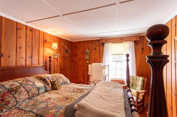 Bedroom, Interior, Wooden Walls