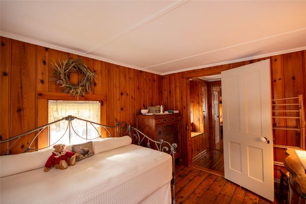 Bedroom, Interior, Wood Texture Flooring, Wooden Walls
