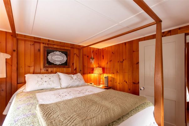 Bedroom, Interior, Wooden Walls