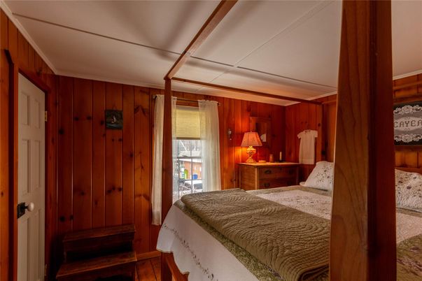Bedroom, Interior, Wooden Walls