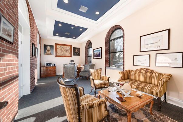 Interior, Living room, Recessed Lighting, Stone Walls
