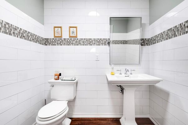 Bathroom, Interior, Wood Texture Flooring