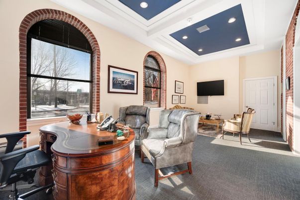 Home Office, Interior, Recessed Lighting