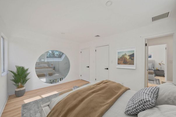 Bedroom, Interior, Wood Texture Flooring