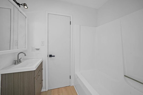 Bathroom, Interior, Wood Texture Flooring
