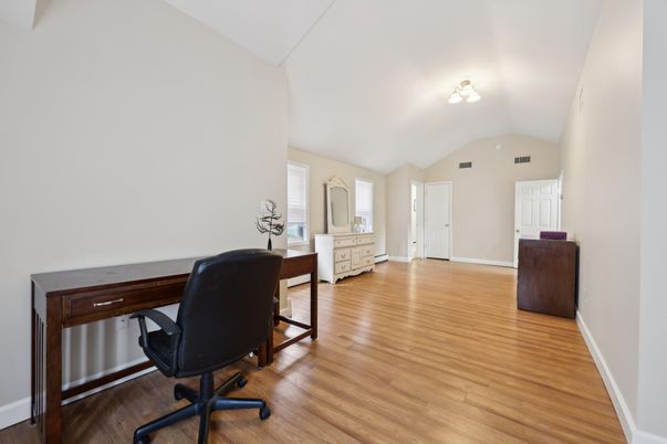 Home Office, Interior, Wood Texture Flooring