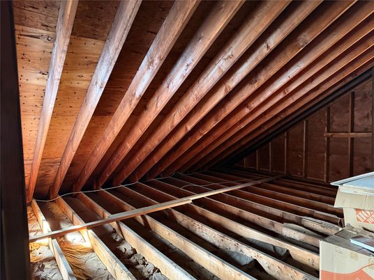 Interior, Sauna Room, Wooden Beams