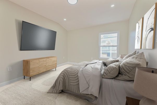 Bedroom, Interior, Recessed Lighting
