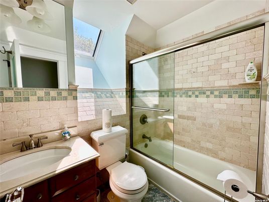 Bathroom, Glass Shower, Interior, Stone Walls