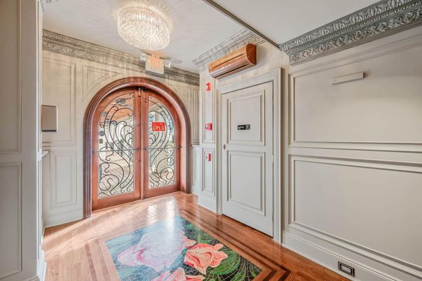 Chandelier, Interior, Wood Texture Flooring