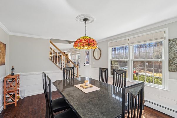 Dining room, Interior, Wood Texture Flooring