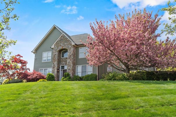 Backyard, Exterior, Facade, Brick Traditional