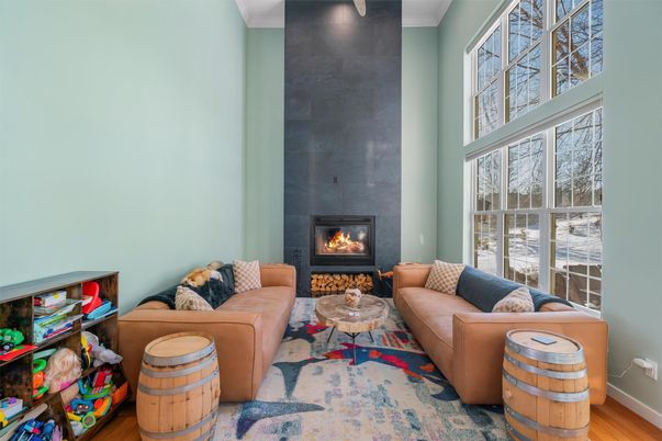 Fireplace, Interior, Living room, Wood Texture Flooring