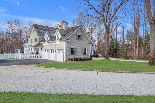 Attached, Backyard, Exterior, Facade, Farmhouse