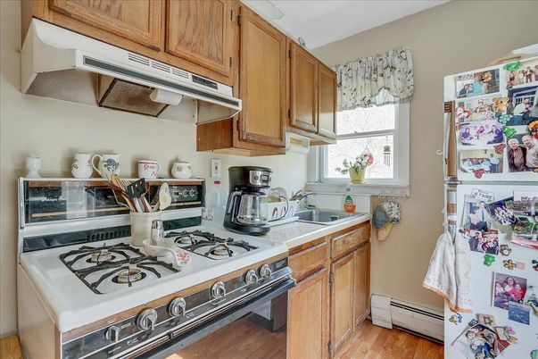 Interior, Kitchen, Wood Texture Flooring