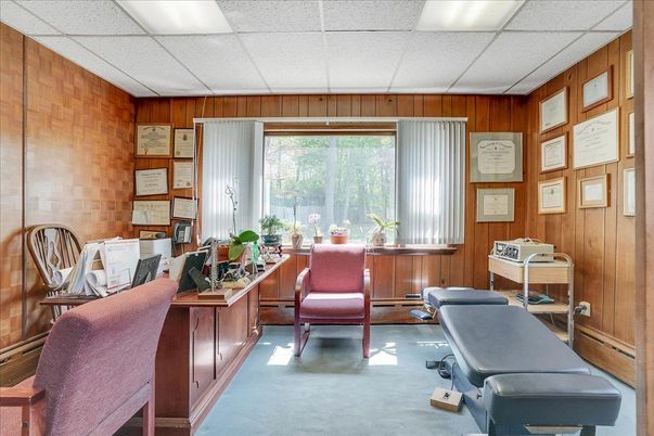 Home Office, Interior, Wooden Walls