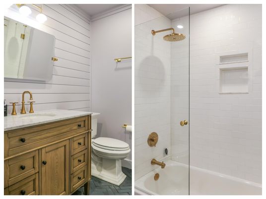 Bathroom, Glass Shower, Interior
