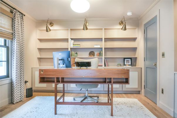 Home Office, Interior, Wood Texture Flooring