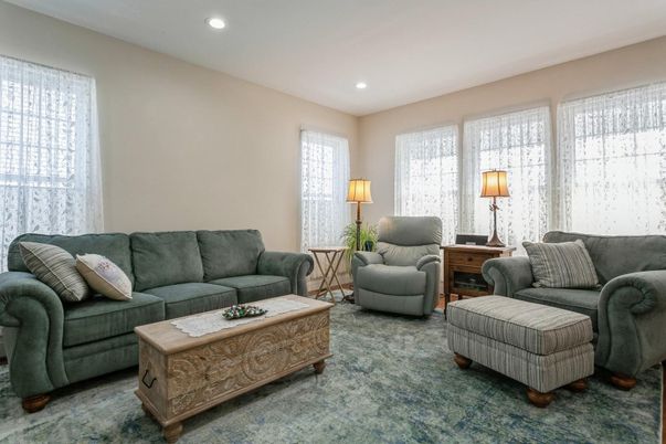 Interior, Living room, Recessed Lighting