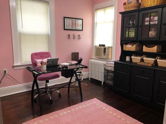 Home Office, Interior, Wood Texture Flooring
