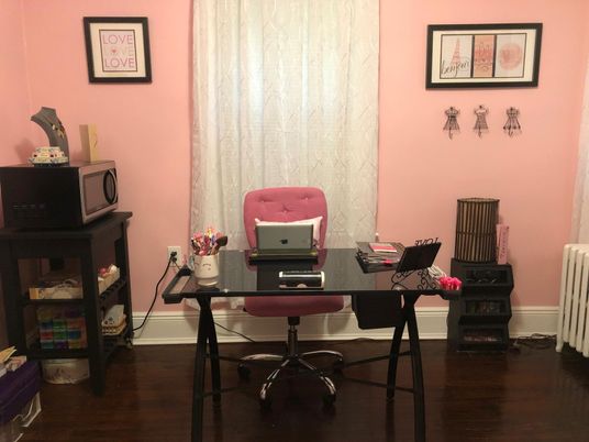 Home Office, Interior, Wood Texture Flooring