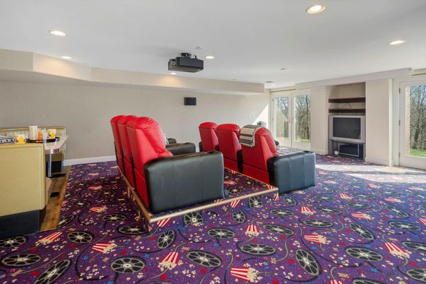 Home Theatre Room, Interior, Recessed Lighting, Theatre Room