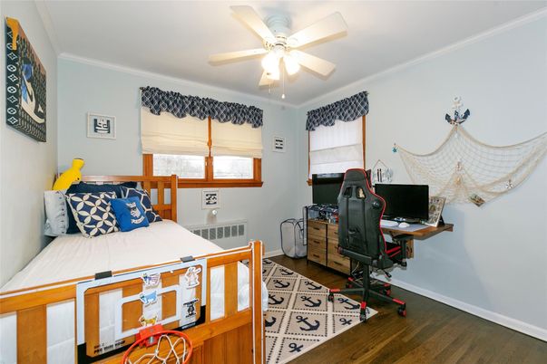 Bedroom, Home Office, Interior, Wood Texture Flooring