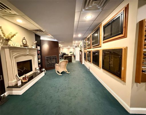 Fireplace, Interior, Recessed Lighting
