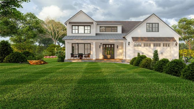 Backyard, Exterior, Facade, Farmhouse