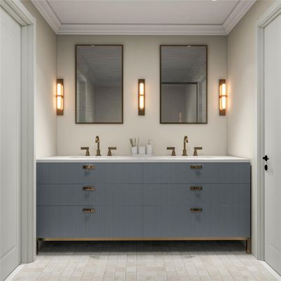 Bathroom, Dual Sink Vanities, Interior