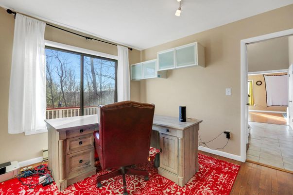 Home Office, Interior, Wood Texture Flooring