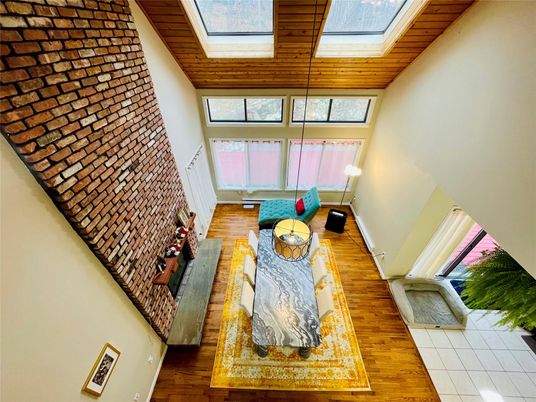 Interior, Living room, Pendant Lights, Wooden Ceilings, Wood Texture Flooring